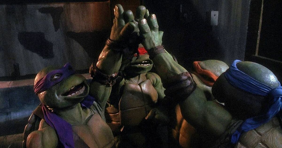 The Teenage Mutant Ninja Turtles High-Five in 1990