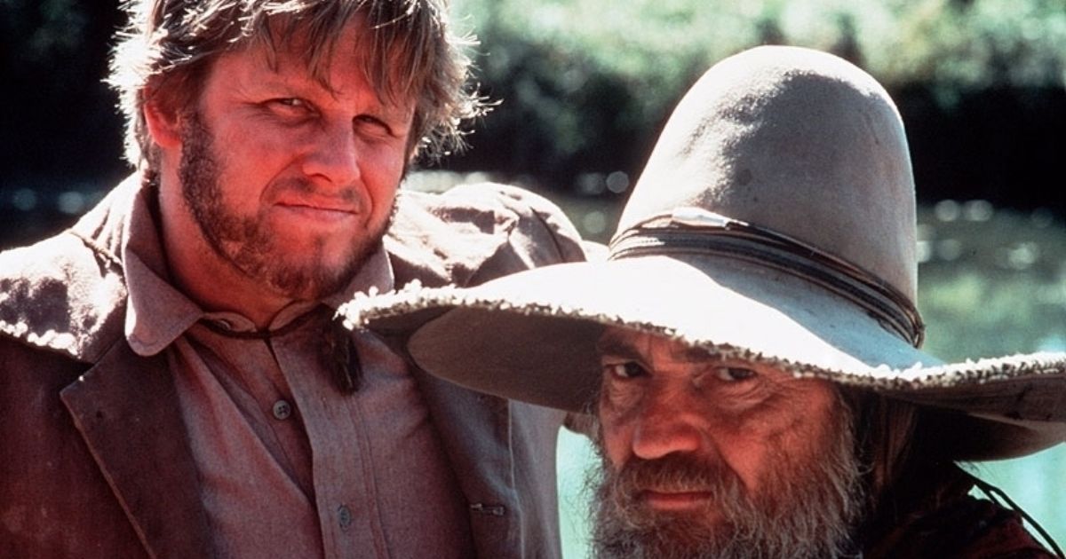 Busey and Nelson in Barbarosa