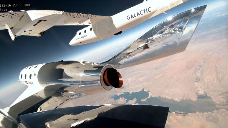 Virgin Galactic launches first-ever commercial space flight