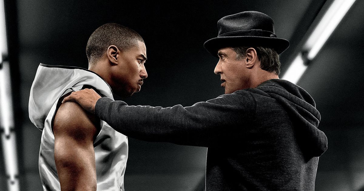 Michael B. Jordan and Sylvester Stallone in Creed (2015)